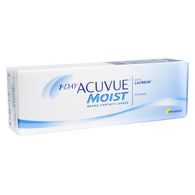 1 Day Acuvue Moist Contact Lenses - 30 pack (1 day wear) - Lens Republica | Solotica Official Retailer USA & Australia | FREE Shipping