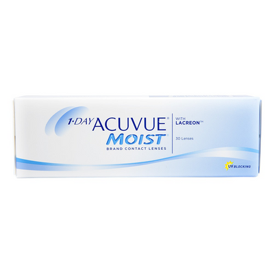1 Day Acuvue Moist Contact Lenses - 30 pack (1 day wear) - Lens Republica | Solotica Official Retailer USA & Australia | FREE Shipping