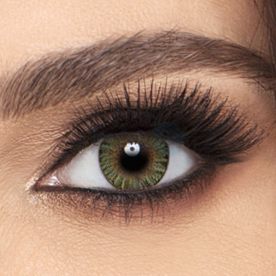 Freshlook Colorblends Green Contact Lenses - 6 pack (2 week wear) - Lens Republica | Solotica Official Retailer USA & Australia | FREE Shipping