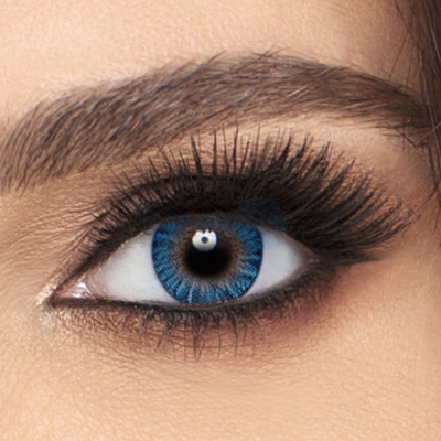 Freshlook Colorblends True Sapphire Contact Lenses - 6 pack (2 week wear) - Lens Republica | Solotica Official Retailer USA & Australia | FREE Shipping