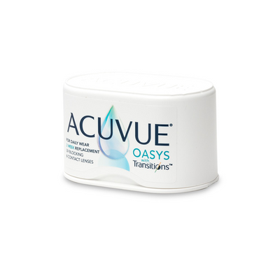 Acuvue Oasys With Transitions Contact Lenses - 6 pack (2 week wear) - Lens Republica | Solotica Official Retailer USA & Australia | FREE Shipping