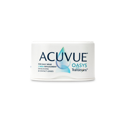 Acuvue Oasys With Transitions Contact Lenses - 6 pack (2 week wear) - Lens Republica | Solotica Official Retailer USA & Australia | FREE Shipping